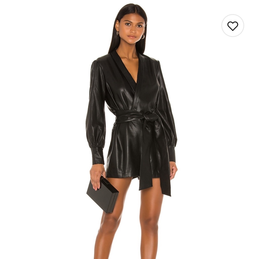 Amanda Uprochard leather romper